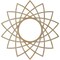 Ekena Millwork Eleanor Wood Fretwork Pierced Ceiling Medallion, Hickory, 34"OD x 13 1/8"ID x 3/8"T CMWP34X34X0375EAHI - alternate 5
